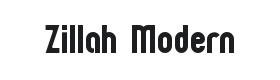 Zillah Modern Font Thumbnail